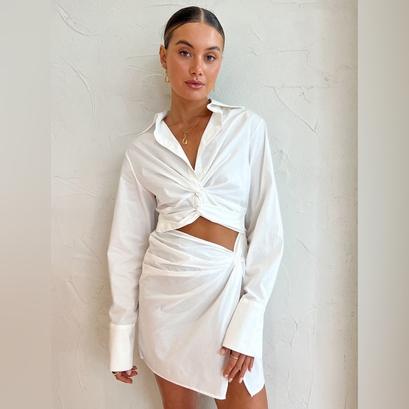 Anna Quan white Lola minidress Size 6 (Small) NWT - Picture 1 of 16